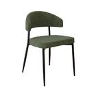 Cadeira De Jantar Bless Tecido Boucle Est.preta