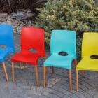 Cadeira De Jantar Cannes - Pé De Madeira - Garden Life