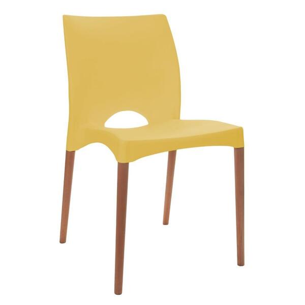 Cadeira De Jantar Cannes - Pé De Madeira - Garden Life