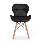 Cadeira De Jantar Charles Eames Eiffel Slim Estofada