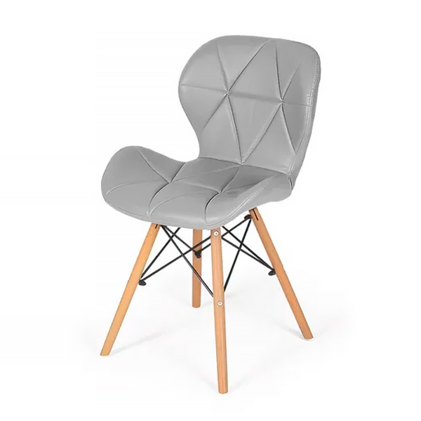 Cadeira De Jantar Charles Eames Eiffel Slim Estofada