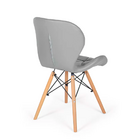 Cadeira De Jantar Charles Eames Eiffel Slim Estofada