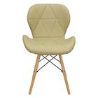 Cadeira De Jantar Charles Eames Eiffel Slim Estofada