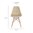 Cadeira De Jantar Charles Eames Fendi