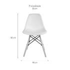 Cadeira De Jantar Charles Eames Ii Branca