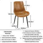 Cadeira De Jantar Chicago - Marrom