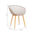 Cadeira De Jantar Clarice Bege