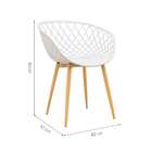 Cadeira De Jantar Clarice Branca