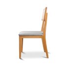 Cadeira De Jantar Com Encosto De Telinha Ava Cinza