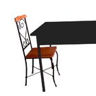 Cadeira De Jantar Conjunto Com 3 Estilo Industrial Rustica Fe