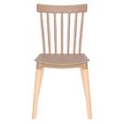 Cadeira De Jantar Cozinha Janaina Country - Marrom Café