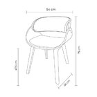 Cadeira De Jantar Daniela Preto