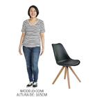 Cadeira De Jantar Design Saarinen Wood Base Madeira Lívia R02