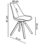 Cadeira De Jantar Design Saarinen Wood Base Madeira Lívia R02