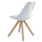 Cadeira De Jantar Design Saarinen Wood Base Madeira Lívia R02