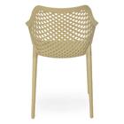 Cadeira De Jantar Design Suits Com Braço Empilhável Em Polipr