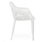 Cadeira De Jantar Design Suits Com Braço Empilhável Em Polipr