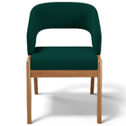 Cadeira De Jantar E Estar Living Estofada Lince L02 Bouclê Ve