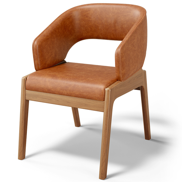 Cadeira De Jantar E Estar Living Estofada Lince L02 Couríssim