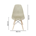 Cadeira De Jantar Eames Colmeia Fendi