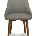 Cadeira De Jantar Eames Linho Cinza Claro - Meu Lar Decorações