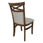 Cadeira De Jantar Eduarda Americana Gourmet Imbuia E Linho Be