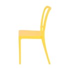 Cadeira De Jantar Em Aço 85cm X 40cm Navy Amarelo