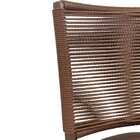 Cadeira De Jantar Em Alumínio Itapema Corda Marrom