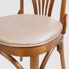 Cadeira De Jantar Em Madeira Berlim Assento Estofado Facto Pe