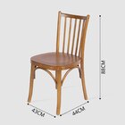 Cadeira De Jantar Em Madeira Jade 43cm X 44cm X 88cm Mel