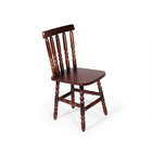 Cadeira De Jantar Em Madeira Maciça Assento Reto Mônaco Imbui