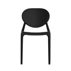 Cadeira De Jantar Em Pp Com Encosto Slick Preto