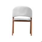 Cadeira De Jantar Essencial Luxo Corino Branco