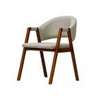 Cadeira De Jantar Essencial Luxo Veludo Bege