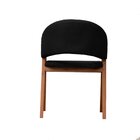 Cadeira De Jantar Essencial Luxo Veludo Preto