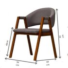 Cadeira De Jantar Essencial Luxo Veludo Preto