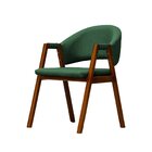 Cadeira De Jantar Essencial Luxo Veludo Verde