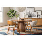 Cadeira De Jantar Estofada Don - Tecido Areia - Meu Móvel De