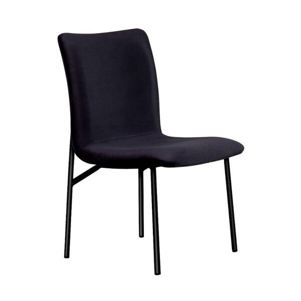 Cadeira De Jantar Estofada E Pés De Ferro Multimóveis Cr50096