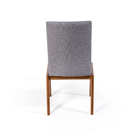 Cadeira De Jantar Estofada Em Madeira Beta Cinza Escuro – Str