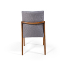 Cadeira De Jantar Estofada Em Madeira Garbo Cinza Escuro – St