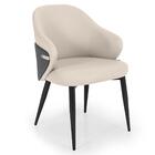 Cadeira De Jantar Estofada Milano Design Italiano Revestiment