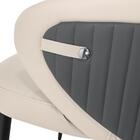 Cadeira De Jantar Estofada Milano Design Italiano Revestiment