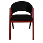 Cadeira De Jantar Estofada Tecido Facto Madeira Maciça Helen