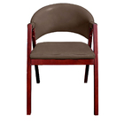 Cadeira De Jantar Estofada Veludo Madeira Maciça Helen Ideal