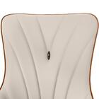 Cadeira De Jantar Estofada Verona Design Italiano Encosto Ana