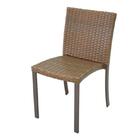 Cadeira De Jantar Fibra E Aluminio Área Externa E Interna