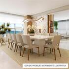 Cadeira De Jantar Fixa Parma Café Com Leite 1777 Base Madeira