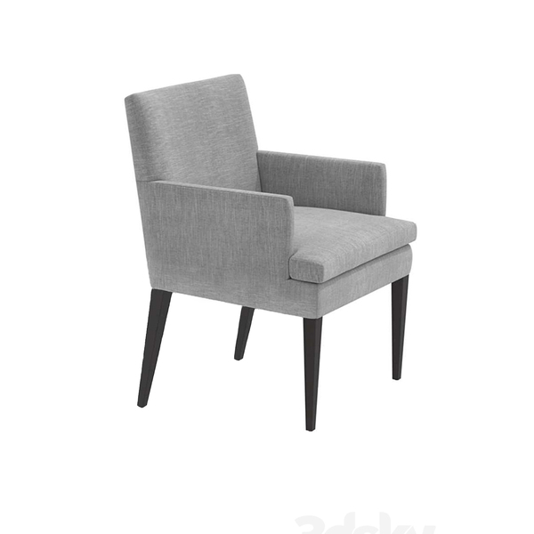 Cadeira De Jantar Germany Retro Suede Cinza