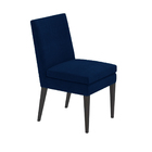 Cadeira De Jantar Germany Suede Azul Marinho - Dominic Decor